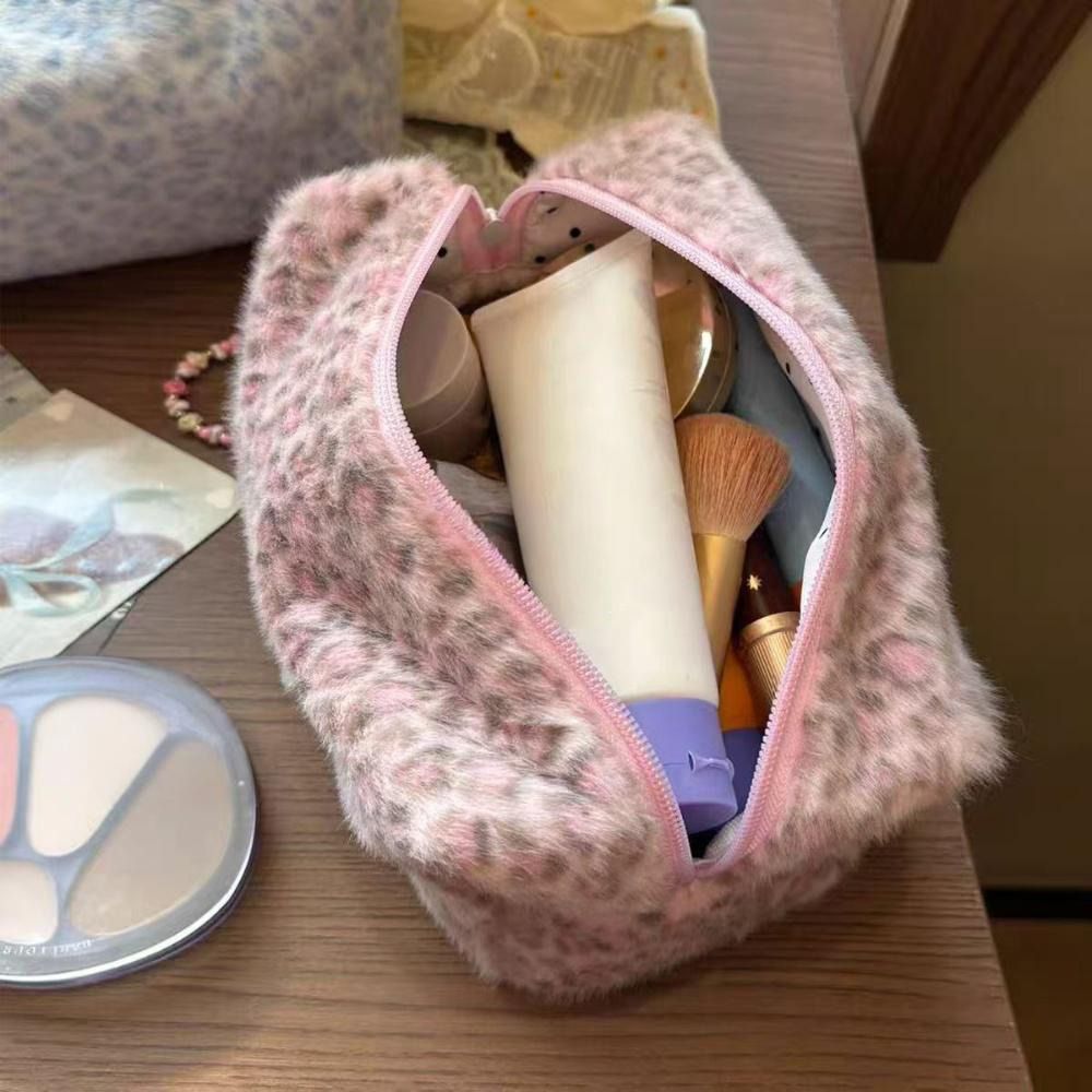 내구성이 좋은 부드러운 소재의 화장품 가방, 레오파드  - Cosmetic Bags 리뷰 및 가격