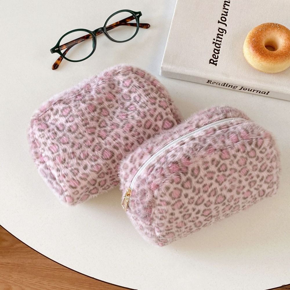 내구성이 좋은 부드러운 소재의 화장품 가방, 레오파드  - Cosmetic Bags 리뷰 및 가격