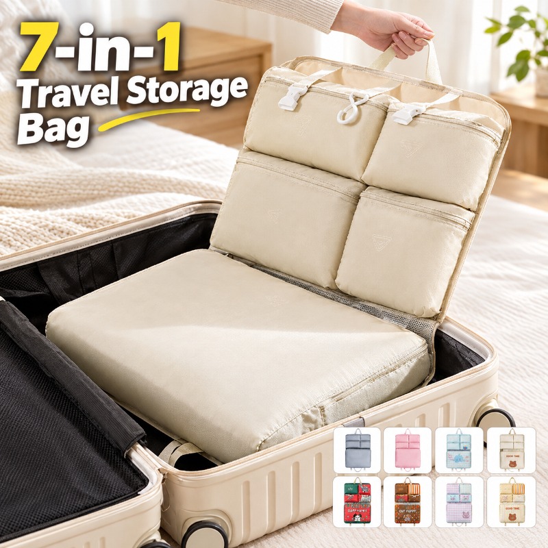 7가지 기능이 있는 여행용 수납 가방, 휴대 가능한 옷 - Luggage 리뷰 및 가격